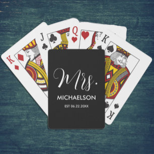 Jeu De Cartes Script de typographie