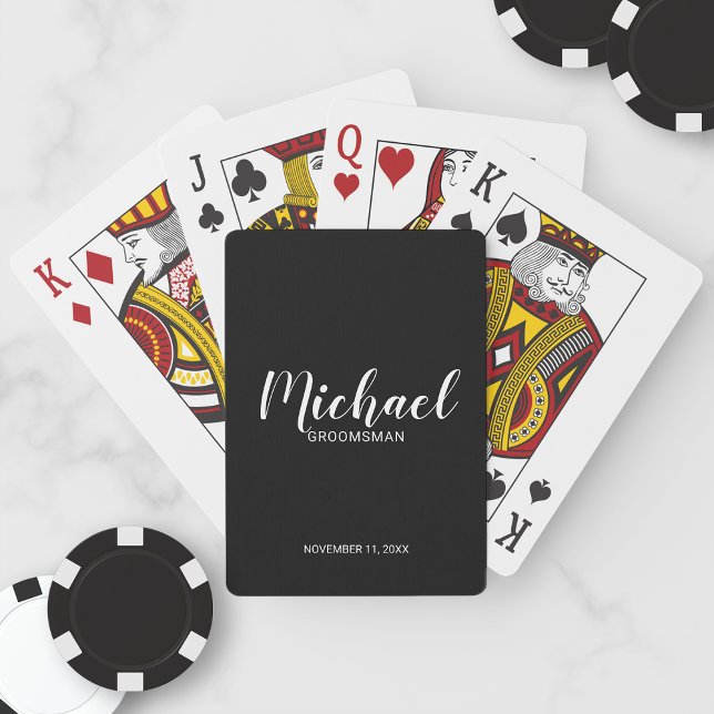 Jeu De Cartes Script Moderne Cuomsmen Personnalisé Jouer aux car (Créateur téléchargé)