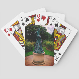 Jeu De Cartes Sculpture dans le parc