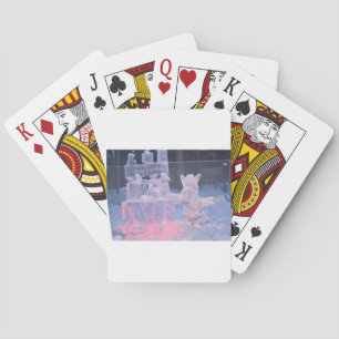 Jeu De Cartes Sculpture de glace artistique sportive gravure cad