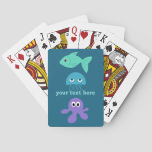 Jeu De Cartes Sea Creatures, cartes personnalisées