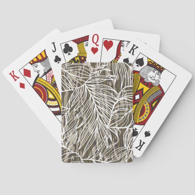 Jeu De Cartes Seamless Botanical Bottom Lands Camo (dos)