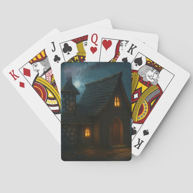 Jeu De Cartes Secrets de la sorcière dans la forêt (dos)