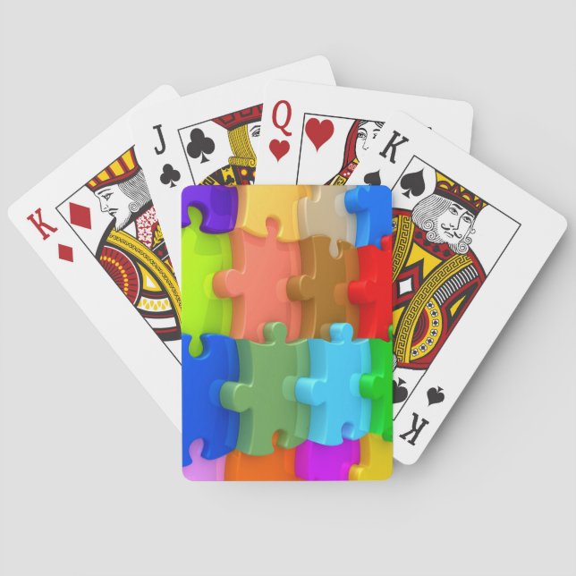 Jeu De Cartes Sensibilisation sur l'autisme 3D - Discours de puz (dos)