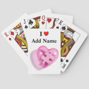 Jeu De Cartes Sensibilisation sur l'autisme Personnaliser Coeur
