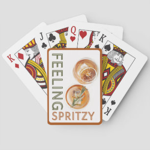 Jeu De Cartes Sentez un cocktail Orange Spritzy