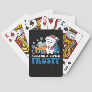 Jeu De Cartes Sentez-vous un petit Noël de neige gelé
