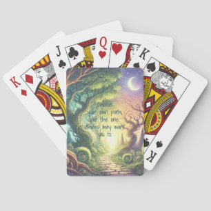 Jeu De Cartes Sentier de l'arbre tordu & Citation