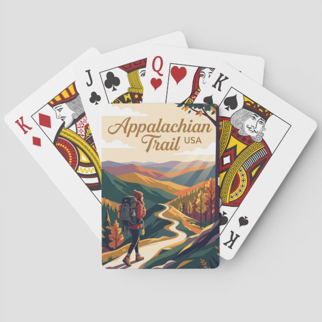 Jeu De Cartes Sentier des Appalaches USA (dos)