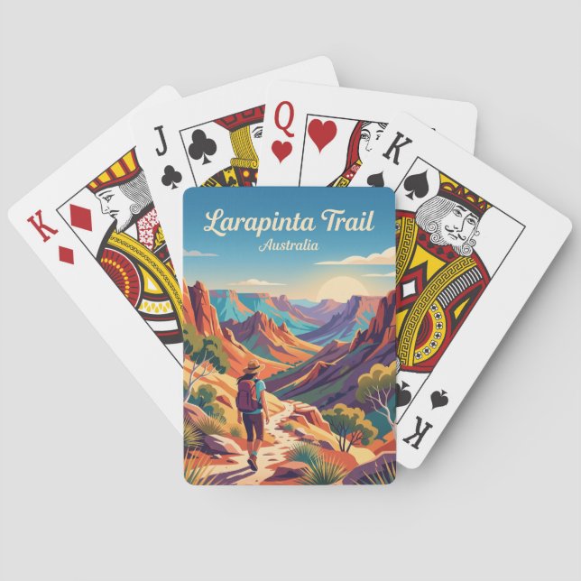 Jeu De Cartes Sentier Larapinta Australie (dos)