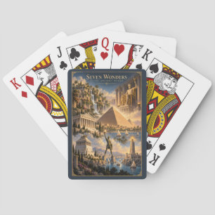 Jeu De Cartes Sept Merveilles du Monde Historique de l'Art