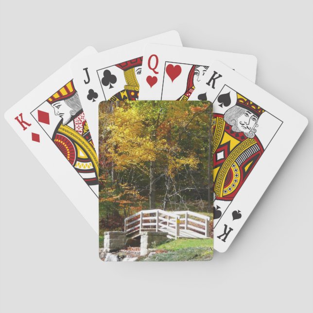 Jeu De Cartes Sept Sources Pont D'Automne I Paysage D'Automne (dos)