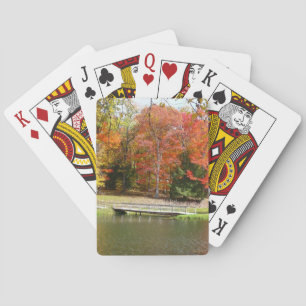 Jeu De Cartes Sept sources Pont d'automne III Paysage d'automne