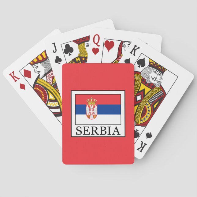 Jeu De Cartes Serbie (dos)