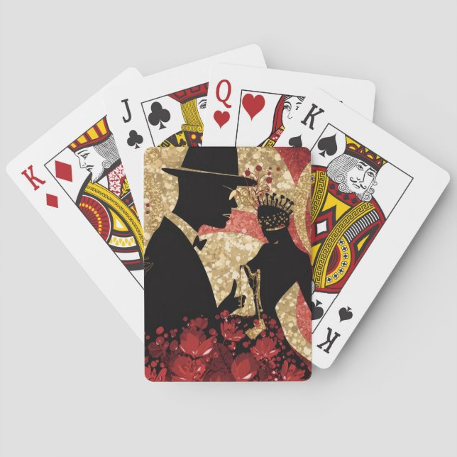 Jeu De Cartes Sérenade Jazz Abstraite (dos)
