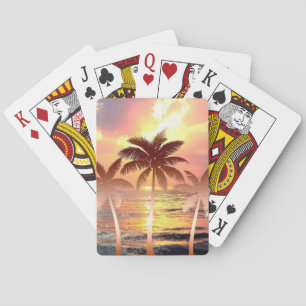 Jeu De Cartes Sérénité au coucher du soleil