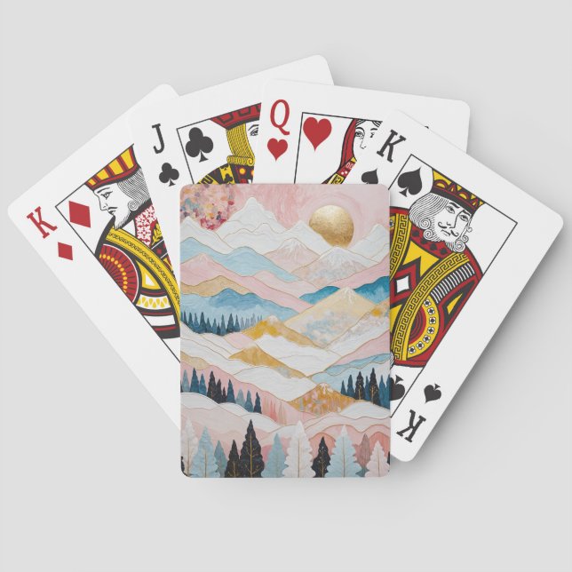 Jeu De Cartes Sérénité des montagnes (dos)