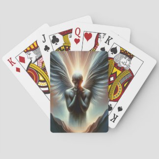 Jeu De Cartes Sérénité divine : Angel dans le paysage du canyon