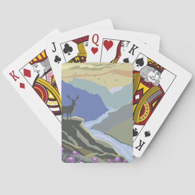 Jeu De Cartes Sérénité du pic fluvial (dos)