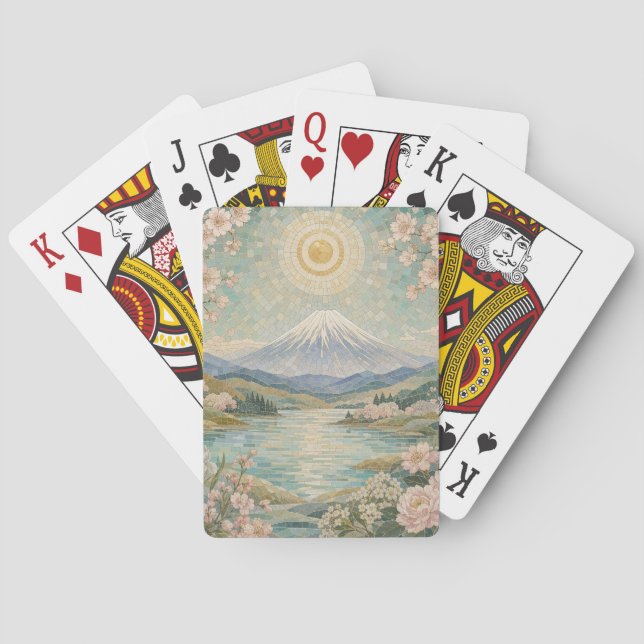 Jeu De Cartes Sérénité printanière mosaïque (dos)