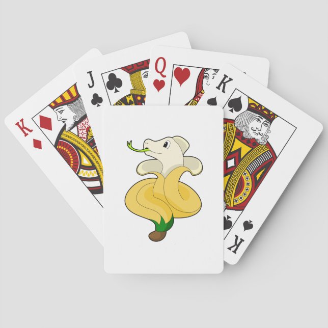 Jeu De Cartes Serpent avec banane (dos)
