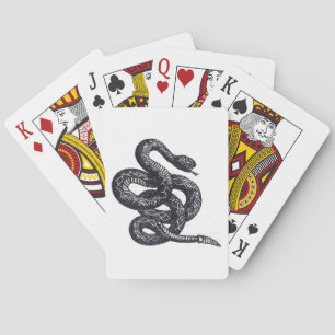 Jeu De Cartes Serpent Crotalus Cascavella (Vipère à Piton Venime