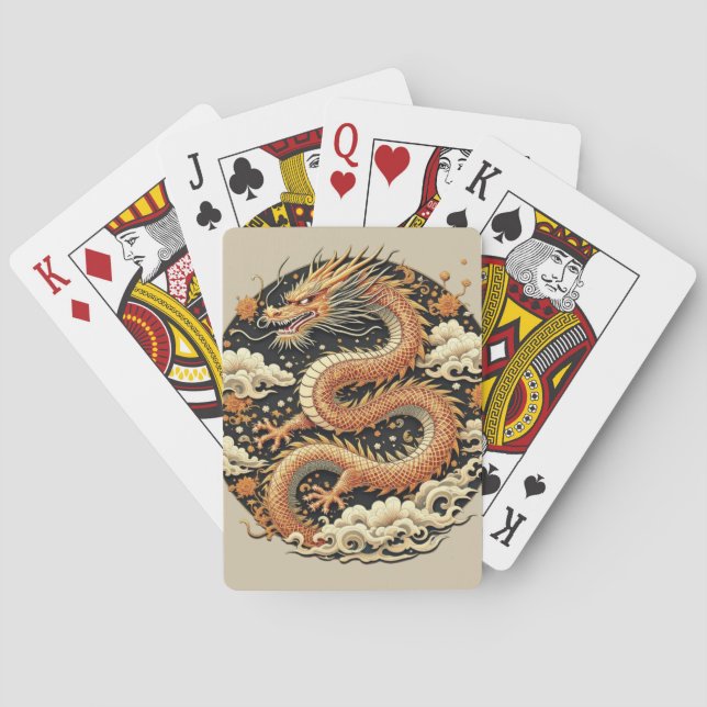 Jeu De Cartes Serpent d'or (dos)