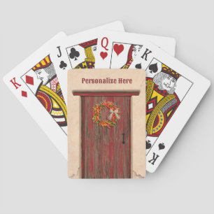 Jeu De Cartes Serre-couronne du sud-ouest du Chili sur porte en 