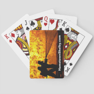 Jeu De Cartes Service des incendies Pompiers Jouer des cartes