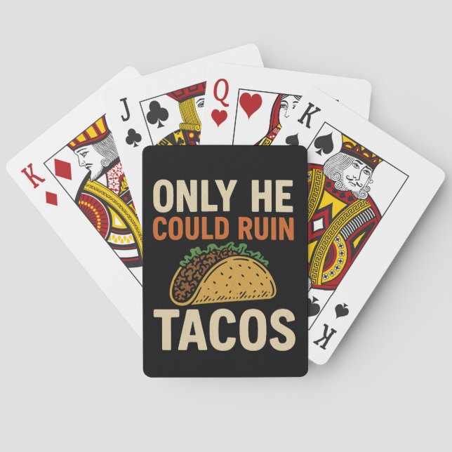 Jeu De Cartes Seul Il Pourrait Ruiner Tacos, TACO Trump (dos)