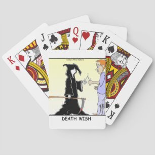 Jeu De Cartes Seules les poules craignent le faucheur drôle