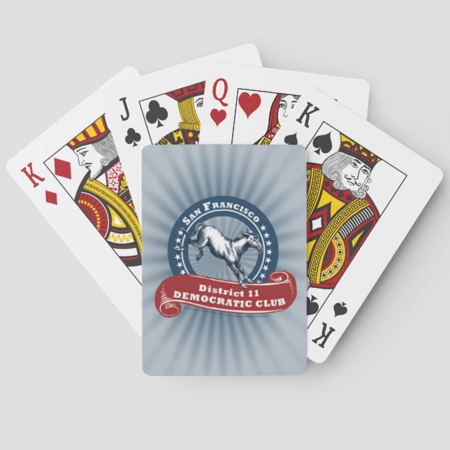 Jeu De Cartes SF D11 Dems Playing Cards (dos)