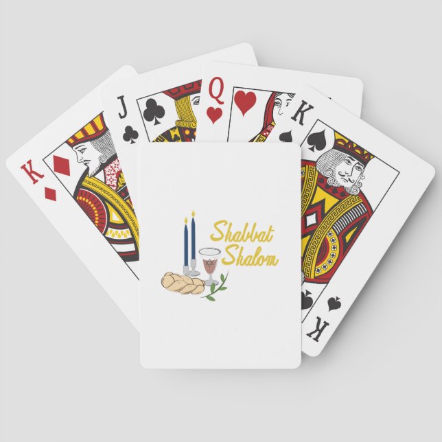 Jeu De Cartes Shabbat Shalom (dos)