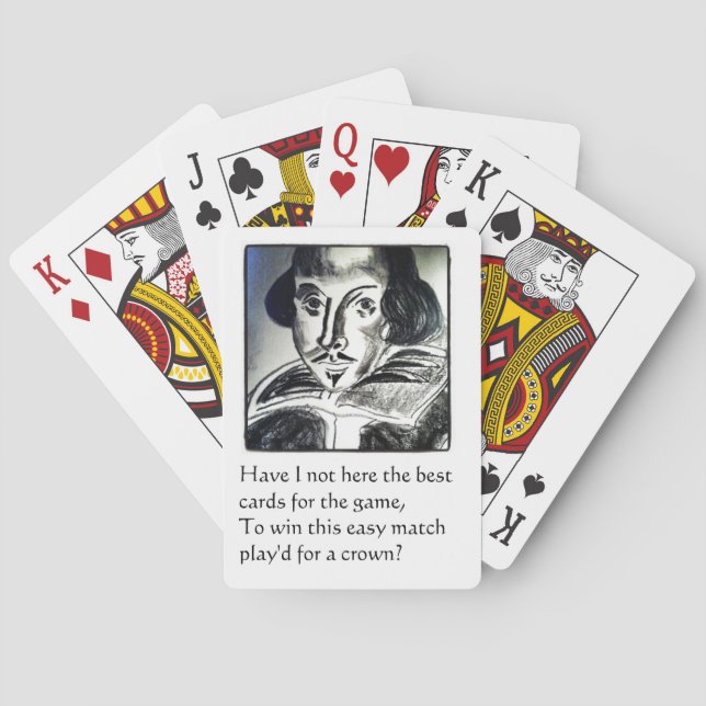 Jeu De Cartes Shakespeare Jouer des cartes (dos)