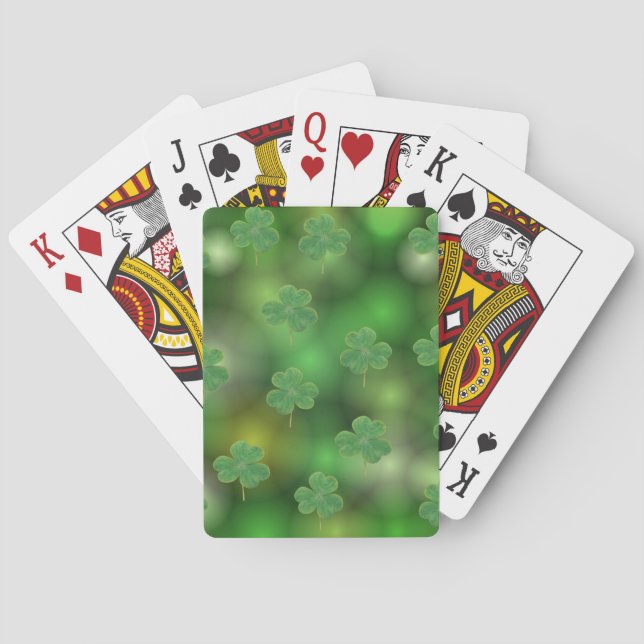 Jeu De Cartes Shamrock (dos)