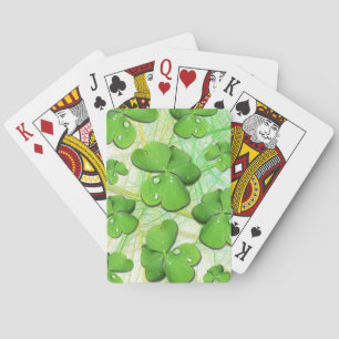 Jeu De Cartes Shamrock vert St Patrick iPhone 5 Coque-Mate