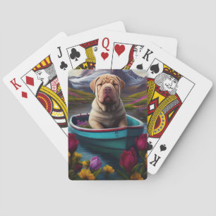 Jeu De Cartes Sharpei sur une pagaie : une aventure Pittoresque