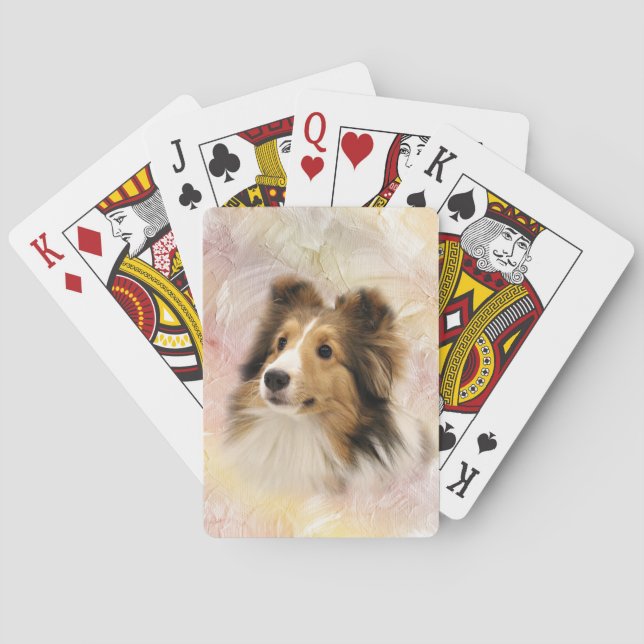 Jeu De Cartes Sheltie font face (dos)