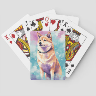 Jeu De Cartes Shiba Inu Pop Art Dreamy & Whimsical Design