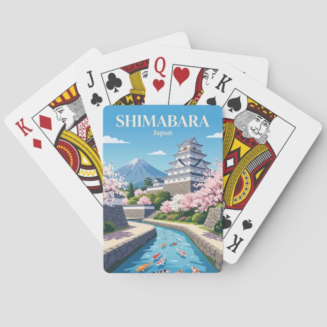 Jeu De Cartes Shimabara Japon (dos)