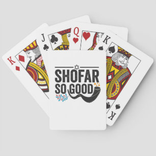 Jeu De Cartes Shofar So good Funny Jewish Hanoukka Holiday Cadea