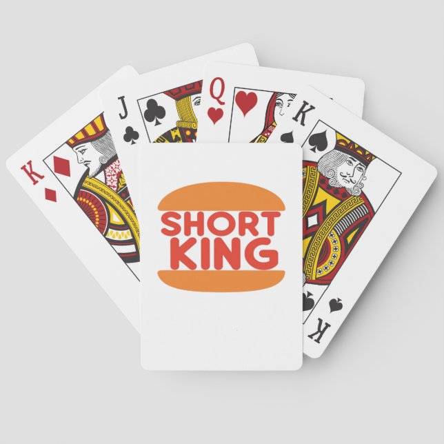 Jeu De Cartes Short King Funny Minimal Design (dos)