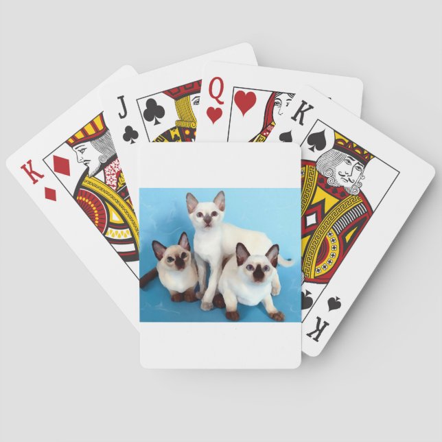 Jeu De Cartes Siamese Cats (dos)