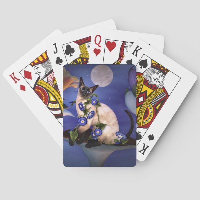 Jeu De Cartes Siamese Moonlight Jouer aux cartes (dos)