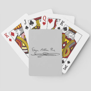 Jeu De Cartes Signature Edgar Allan Poe