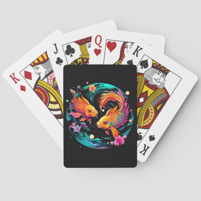 Jeu De Cartes Signe astrologique Poissons (dos)