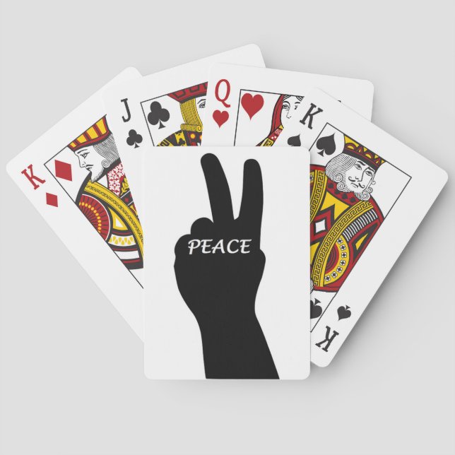 JEU DE CARTES SIGNE DE PAIX (dos)