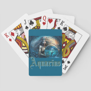 Jeu De Cartes Signe du zodiaque Verseau