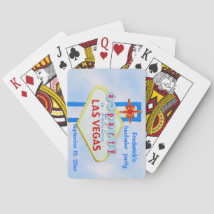 Jeu De Cartes SIGNE PERSONNALISÉE DU BÂTIMENT DE Las Vegas