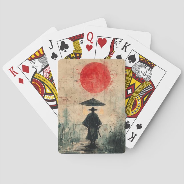 Jeu De Cartes Silent Samouraï Forêt Cramoisie (2) (dos)